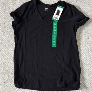 Felina Women's Black V-Neck Top